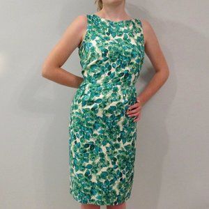 Boden 60s Style Botanical Cocktail Dress